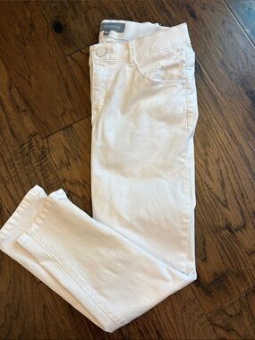 Nordstrom Wit & Wisdom White High Waist Ankle Pants Size 4P